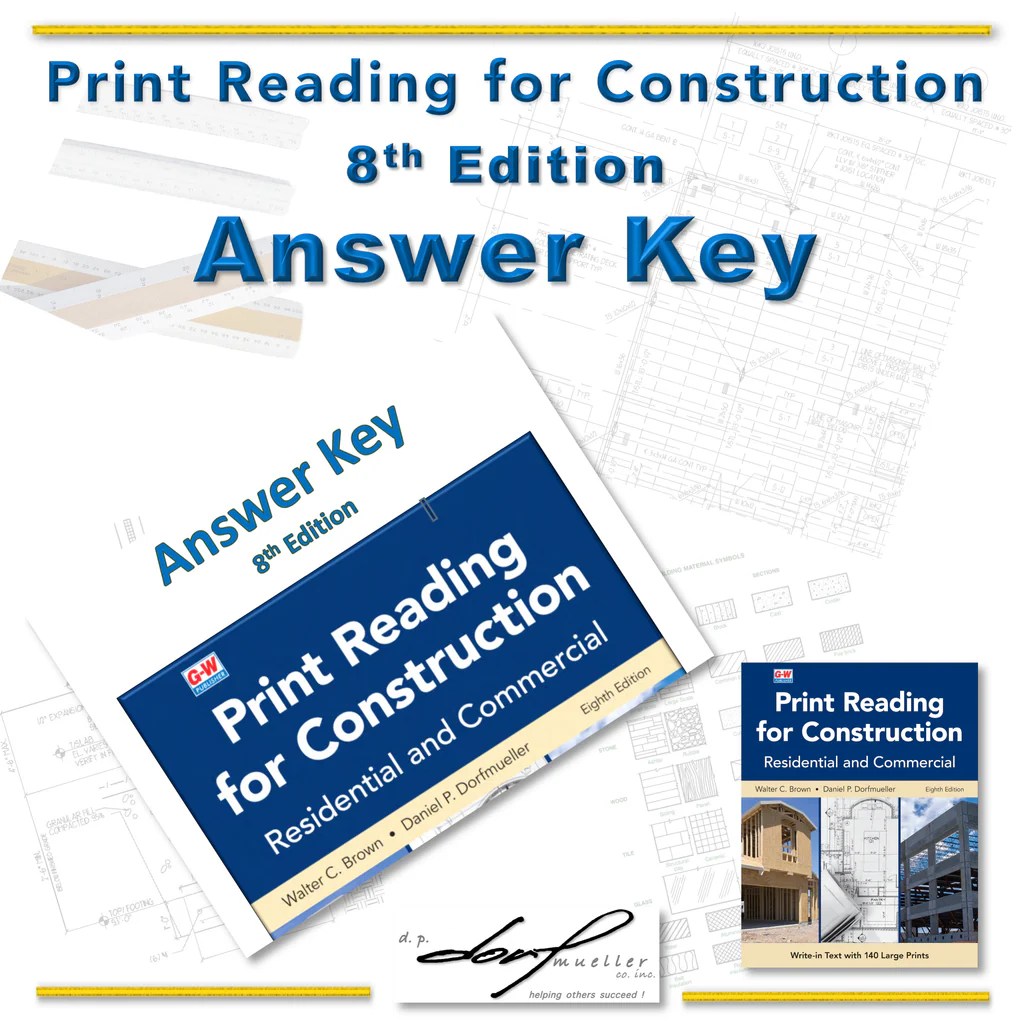 Print reading for construction answer key