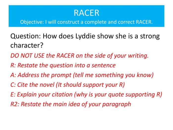 Lyddie packet