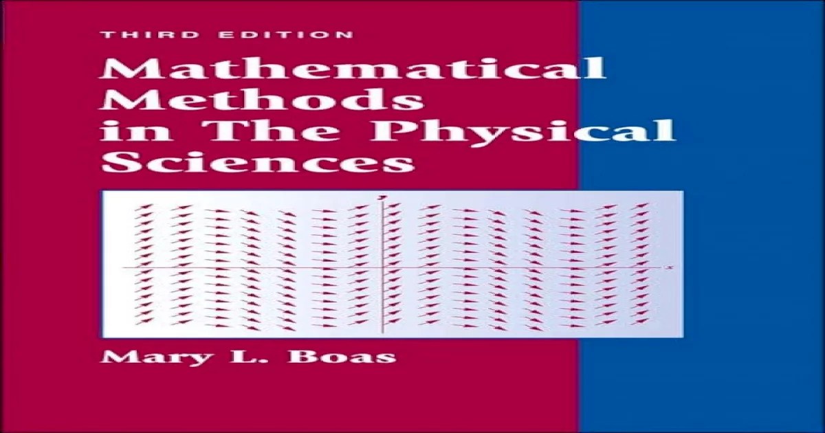 Boas mathematical methods in the physical sciences pdf