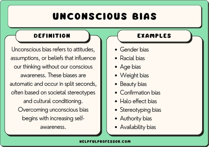 Bias can be evident in one's analysis of objective truth